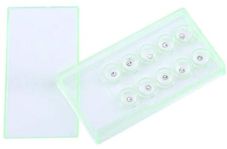 Zahnkristall-Ornamente, 10 Stück Zahnschmuck-Set, 2 mm Acryl glitzernde Nägel für Zahndekoration