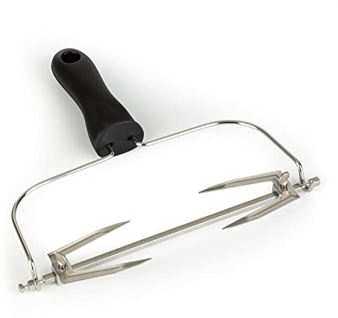 Klarstein Asador con pincho giratorio - Accesorio para la freidora de AeroVital Cube Chef, pieza de recambio de acero inoxidable, fácil de limpiar