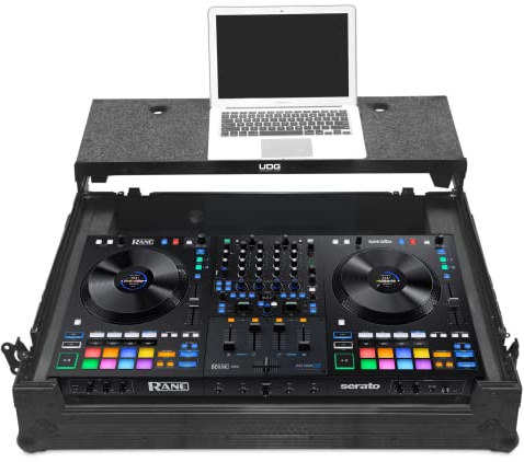 UDG Flight Case Rane Four/Performer Blk Plus (Laptop & Ruote)