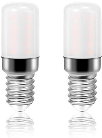 Karyoosi Ampoule LED E14, 3.5W Ampoule E14 led équivalente à une Ampoule 35W, Blanc Chaud 3000K, AC220-240V, 300LM, Nondimmable, pour Réfrigérateur, Machine a Coudre, Lot de 2
