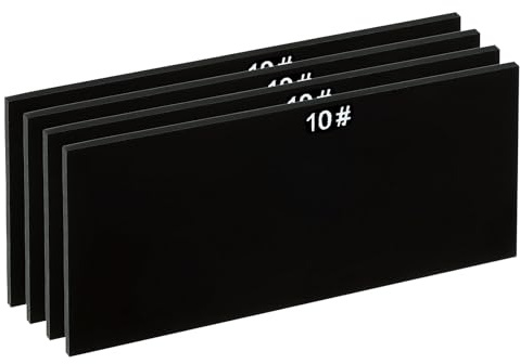 PATIKIL Welding Len Shade 10 Glass 4-1/4x 2, 4 Pack Hardened Glass Black Darkening Filter Plates Covers Replacement for Weld Helmet Hood
