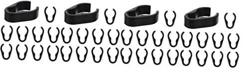 30 Stück Pole Clips Home Universal Büro Ständer Halter Mikrofon Zubehör für Boompole Kunststoffhalter Kabel Mm Auto Ethernet Mic Ev Studio Abs Cords Cord Management Ständer (Farbe: