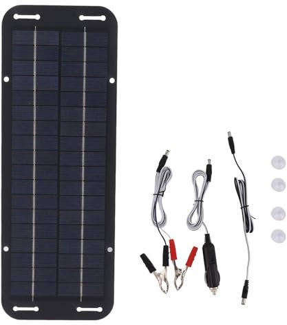 Caricabatteria solare per auto - Caricatore per pannello solare per auto da 12 V, caricatore lento per batteria per auto | Caricabatteria per auto, manutenzione caricabatterie per caricabatterie