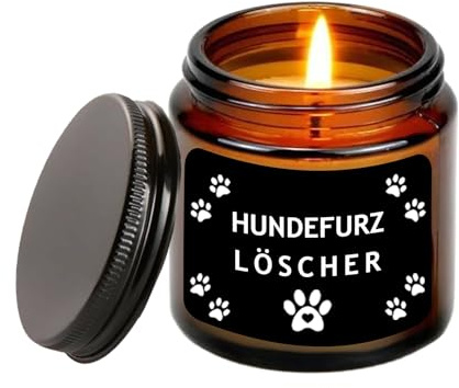 Lustige Geschenke für Hundebesitzer Frauen Geburtstag Weihnachten Jahrestag | Hundefurz Löscher Duftkerze Geschenk Hundemama Hunde Liebhaber Frau Freundin Weihnachtsgeschenke Geburtstagsgeschenk Frauen