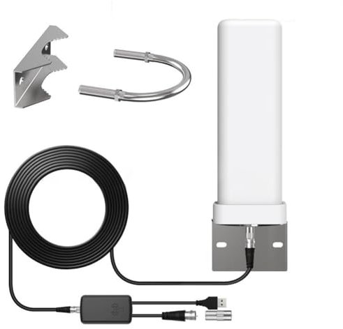 worien Outdoor Digital TV Antenna Outdoor High Definition Digital Smart TV 4K 1080P ATSC Amplifier TV Antenna, Easy to Use Fine Workmanship