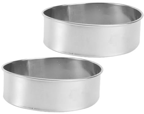 KOCKSHION 2piezas Tamices De Inoxidable Espolvoreador De para Hornear Colador De Malla Fina Versátil