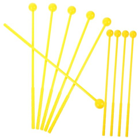 Mazos de Percusión Amarillos para Marimba y Glockenspiel 10 Piezas