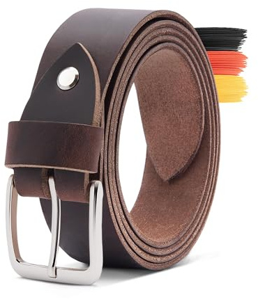 Thielemann THEWO Damen Ledergürtel, Gürtel für Herren 3 cm breit, kürzbar, Echtleder Gürtel mit Schnalle für Jeans, Anzughose, 85 cm, 90 cm, 95 cm, 100 cm,105 cm,110 cm,115 cm