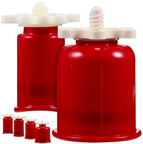 CIYODO 6 pièces Kit Ventouses Plastique Thérapie par Ventouses pour Corps Usage Domestique et Professionnel Vide Léger pour Massage et Relaxation des Bras Épaules Dos et Jambes