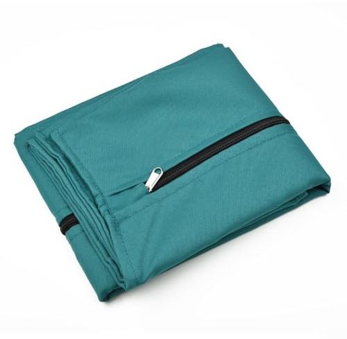 Borsa per la biancheria per animali domestici, grande borsa per lavaggio in lavatrice, tessuto di poliestere twill per animali domestici, per cani e gatti (blu L)