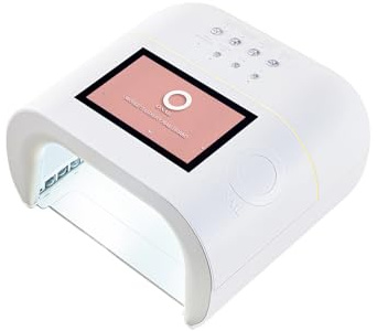 AI Heath sunnv Nail lamp:O NAIL AI Precision Scan,Reduce Excess UV Skin Damage-2in1 AI Computer&Nail Dryer with HD Visible Screen,109 LEDs 2X Faster Curing, Nail Curing Lamp for Salon and Home White