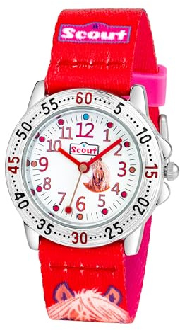 Scout Mädchen-Armbanduhr Analog Quarz Textil 280378071