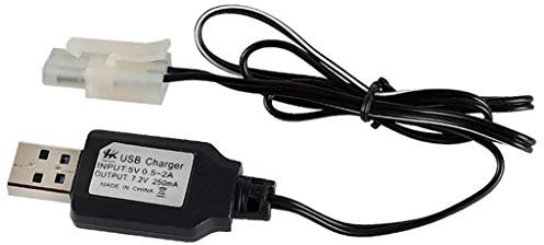 certylu Rechargeable Battery Charger,Ni-Cd Ni-MH SC Batteries Pack for KET-2P Plug Power Adapter 7.2V 250mA Output