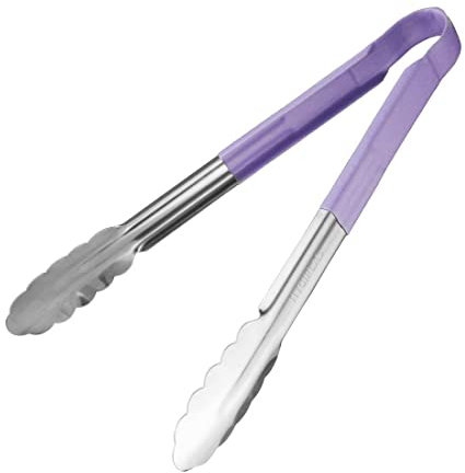Hygiplas HC852 Colour Coded Serving Tong Purple 300mm