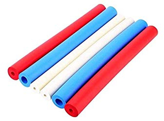 Foam Grip Tubing Utensil 6 Pcs Padding Grips Spoon Fork Round Hollow Closed Cell Tube Cut to Length Provides Wider Larger Grip Pipe Tool for Disabled or Elderly