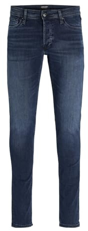 JACK & JONES Jeans Glenn Morbido, Elasticizzato (30W / 30L, Blu)