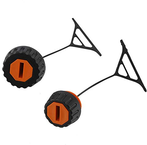 2Pcs Gas Cap Fit for 028 038 020 021 023 024 025 026 034 036 048 Fuel Oil Cap Chainsaw Parts