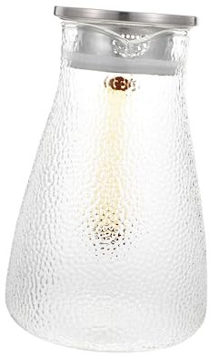 BESTonZON Cold Kettle Glass Water Bottle Large Flask for Household Use for Cool Drinks and Hydration in Kitchen