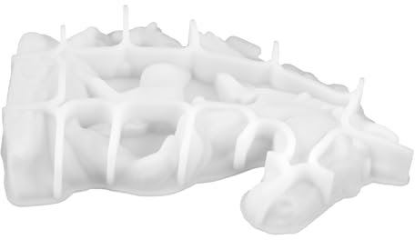 STOBOK Silikonform Tierische Epoxidformen Silikonformen Für Wildtiere Form in Form Eines Pferdes Wildtier-silikonform Große Tierharzform De Abs Ornamente Kieselgel Gips Weiß 3d