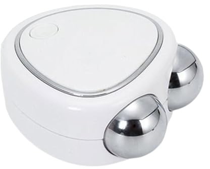 Massaggiatore facciale elettrico - Rullo facciale microcorrente, Massaggiatore per lifting facciale | Rivitalizzatore viso USB con sfera massaggiante doppio rullo, dispositivo tonificante viso