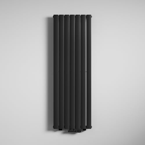 Mai & Mai Badheizkörper flach 160x61cm Heizkörper in Anthrazit | Mittelanschluss Paneelheizkörper Vertikal Badheizung Einlagig aus Stahl
