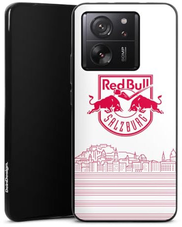 DeinDesign Silikon Hülle kompatibel mit Xiaomi 13T Case schwarz Handyhülle Eishockey Skyline EC Red Bull Salzburg