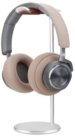 LULUMAIC Supporto per Cuffie Supporto per Cuffie in Alluminio Supporto per Cuffie per Supporto da scrivania Cuffie per PC Supporto per Cuffie da Gioco Supporto per Cuffie(Argento)