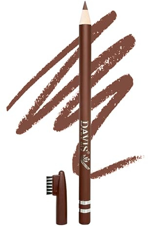 FATASH Waterproof Eyeliner Pencil with Built-in Brush, Smudge-Proof & Long-Lasting Matte Finish Soft Kohl Kajal, Glide-On Formula for Cat Eye & Smokey Bold Looks - Light Brown