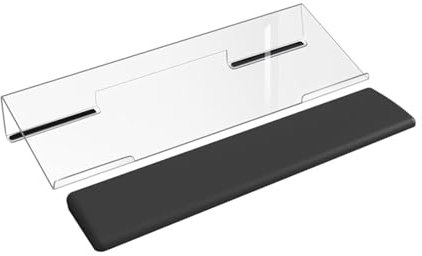 PLCPDM Supporto per tastiera Ergonomico Laptop Stanf Rialzi Tastiera Notebook Piedi Tastiera Acrilico Regolabile Inclinazione Tastiera