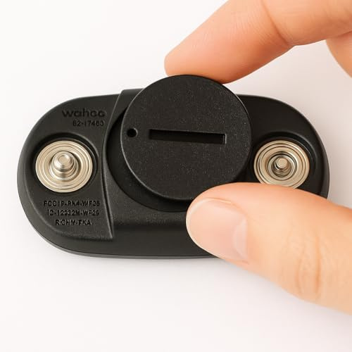 Replacement Battery Cover for Wahoo Tickr Heart Rate Monitor (Original) - Secure, Durable Fit for Optimal Protection & Performance (Black)