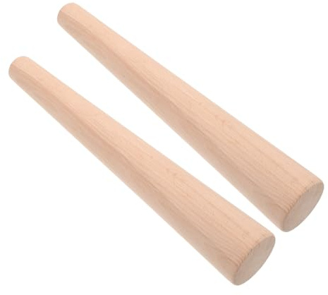 Alipis 2 Pezzi Asta di di fermentazione Pressino per fermentazione vegetale pestello di crauti di Cavolo manuali in Legno schiacciapatate da Cucina di Legno Beige