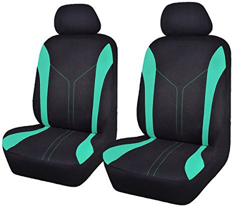 Flying Banner 6 PCS Fashion Malla Ajuste Universal diseñada Coche Juego de Fundas de Asiento