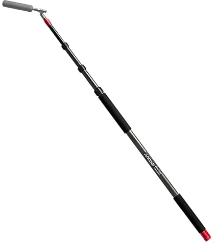 Andoer Mikrofon Boompole, Kamera Einbeinstativ leicht aus Carbonfaser Arm-Verlngerung des Stnder für Canon Nikon Sony Kamera Foto Studio Aufnahme