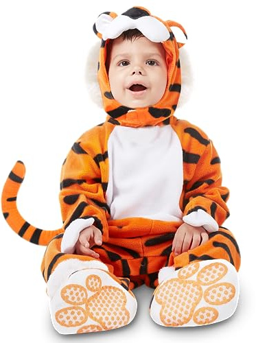Spooktacular Creations Deluxe tigerdräkt för spädbarn (3-4 yrs))
