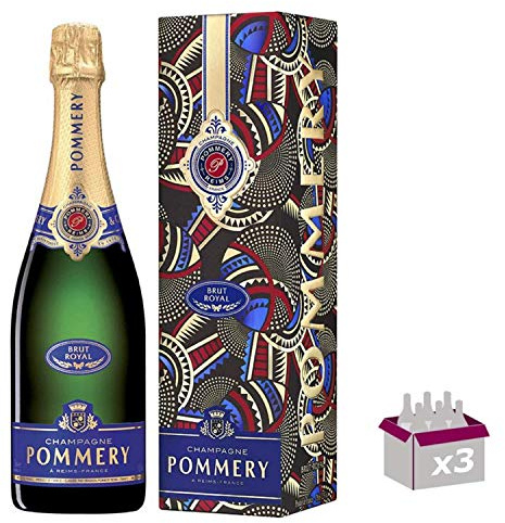 Champagner Pommery - Brut Royal - In 3 * 75cl Geschenkbox