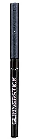 AVON Glimmerstick Diamonds Eyeliner Smokey Diamond | Wasserfester Kajalstift mit Vitamin E und Schimmereffekt für präzise Lidstriche, rauchiger Grauton