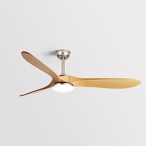 Moddeny Ventilatore da soffitto Vintage con luci Ventilatore da soffitto a 3 Pale Ventilatore da soffitto da 42 Pollici con luci e Ventilatore da soffitto a LED Muto remoto per Camera da Letto
