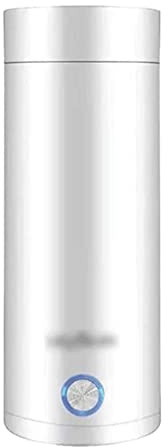 Bouilloire Électrique Bouilloire sans fil de voyage Bouilloire électrique portable Conception d'isolation à double paroi Bouilloire à thé 3 en 1 Mini bouilloire à eau 400 ml Facile à utiliser