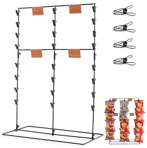 ODOXIA Chip Rack Display Stand | Candy Display for Countertop | Snack Holder for Chips and Snacks | Organize Your Space | Perfect for Stores and for Home | Snack Stand