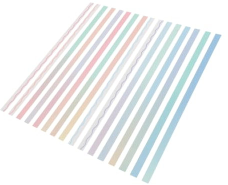 NUOBESTY 2sätze Sticky Decals Für Seitenmarkierung Pastellfarben Beschreibbar Und Praktisch Für Schüler Und Lehrer Für Notizen Und Lesematerialien