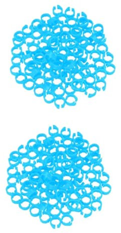 BESPORTBLE 200 STK Vogelfußringe Taubenfußringe Vogelringe Für Beine Vogelzubehör Hähnchenschenkelbänder Vogel Fußband Küken Liefert Ringgröße Vogelbein Taubenbedarf Vogelbeinbänder