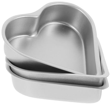 LABRIMP 6 Stk Herz-Pudding-Form Puddingformen für die Küche Bagelformen Zinn Herzform Puddingform Wiederverwendbare Puddingformen Werkzeug zur Puddingherstellung Puddingformen in Herzform