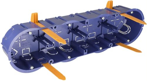 Universeller Hohlwandkasten, 4 Elemente, Estrich, ideal für Elektroinstallationen und Anschluss von Baudiensten.