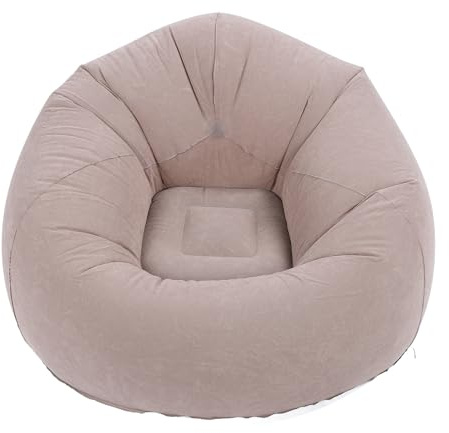 YDuupxe Aufblasbarer Loungesessel, Tragbares Aufblasbares Sofa, Couch für Wohnzimmer, Schlafzimmer und Balkon, Grau, Bequemes Lesen mit Schnellem Aufblasen