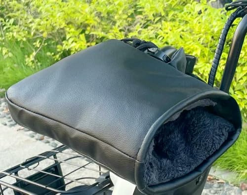 Jhdwu 2 Stück Motorrad-Lenkermuffen Winterausrüstung Handschuhe Wärmer Handschuhe wasserdichte Handmuffen Fahrradgriffabdeckung Handabdeckungen Wärmer