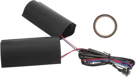 SEWOART Manopole Riscaldate per con Film Riscaldante in Pet e Impugnature Manubrio Antivibrazione per Scooter e Atv Facili da Installare per Comfort in Freddo
