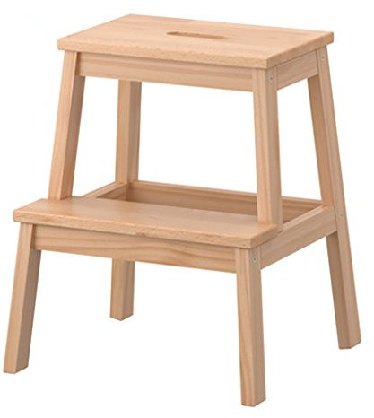 GJ-TD Escabeau en Bois Massif Tabouret pour Enfants Adulte Banc à Chaussures Banc étape 45 * 39 * 50cm