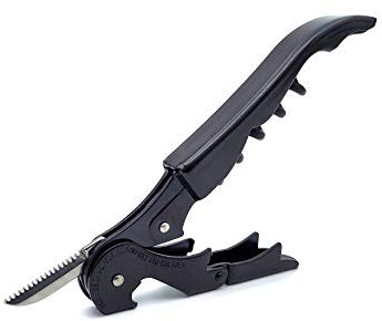 Pulltap's Genuine Classic 500 Double-Hinged Lever Waiters Wine Corkscrew Bottle Opener (Black/Black)