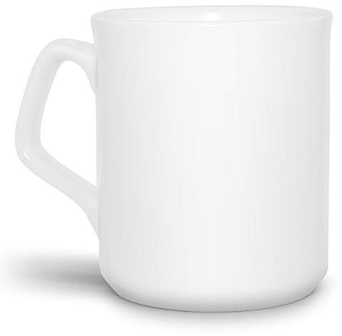 Bastel-Tassen ohne Druck zum Bemalen aus Hochwertiger Keramik Einzeln oder im Set/Mug/Cup/Becher/Pott - Spartacus 2er Set