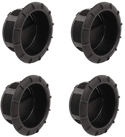 Truma Endstück Warmluftaustritt 65mm Warmluftrohre verschließbar (4X Schwarz)